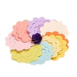 20 bunte handgefertigte Rosen-Blumen-Quilling-Papierstreifen, zum Basteln, für Kunst- und Handwerksprojekte