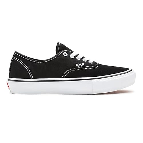 Vans Vans Men's Skate Authentic Shoes, Black/White, Size 8, 9.5 Women/8 Men