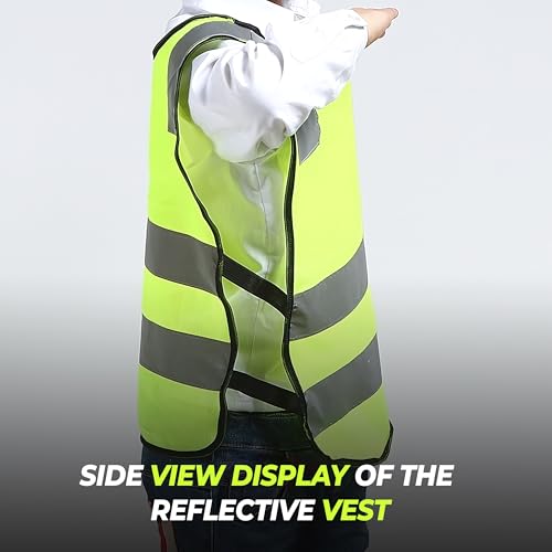 FZSECRIU 2 Stück Passend für Jungen und Mädchen, Einheitsgröße warnweste kinder，warnweste kinder 1-12 jahre