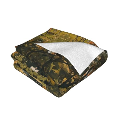Couverture en flanelle supérieure au motif cerf rustique chic - 3