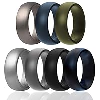 Algopix Similar Product 11 - ROQ Silicone Wedding Ring for Men