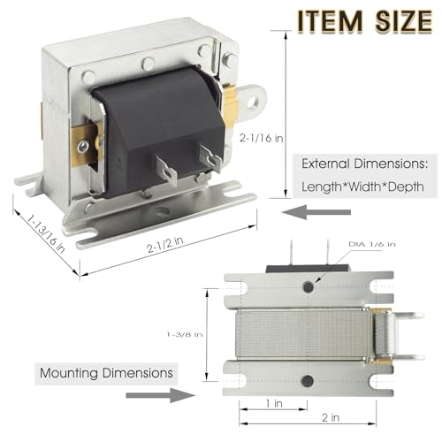 Hoeine Laminated Solenoid Direct Replacement for Central Boiler Woodmaster Crown Royal Hardy Wood Stove Parts