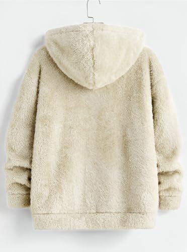 Image of Ben Martin Men Fleece Standard Length Zipper Hoodie with Kangaroo Pocket | Winterwear Jacket