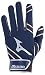 Mizuno MVP Youth Kid's Baseball Batting Gloves, Large, Navy