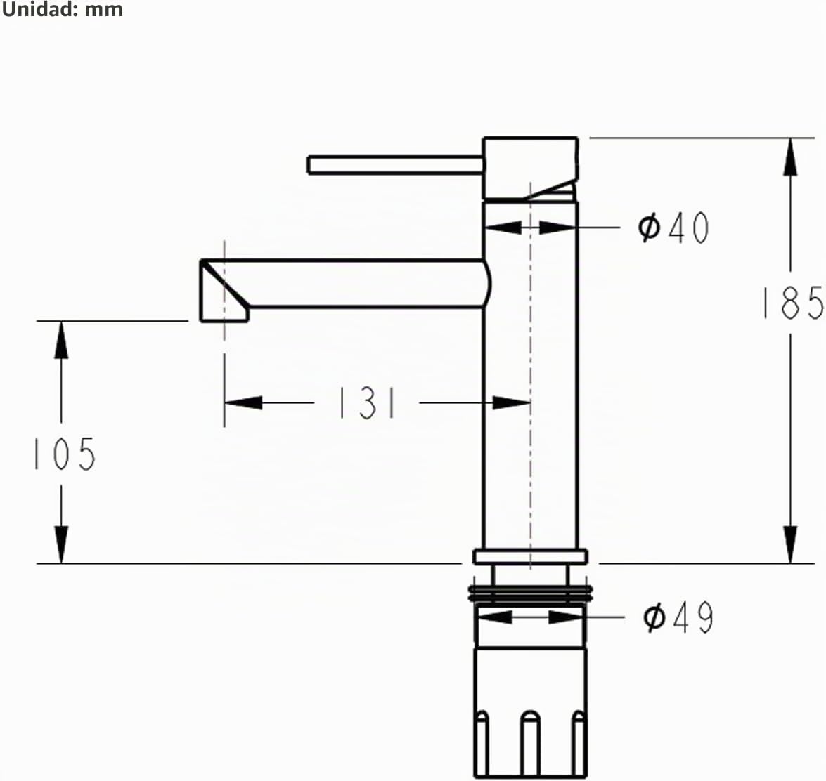 ONECE Grifo de Lavabo Oro, Grifería Baño Monomando Dorado | Mezclador de Acero Inoxidable 304 Anti-ruido, Aireador Extraíble, Agua Fría y Caliente, Válvula de Cerámica