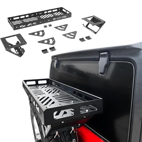 WANGDUOYU Aluminum Spare Tire Cargo Basket