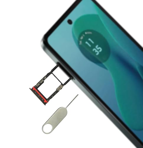 Replacement Sim Card Tray for Motorola Moto G (5G) 2024 XT2417 (Sage Green) SD Card Slot Holder with Stainless Steel Eject Pin