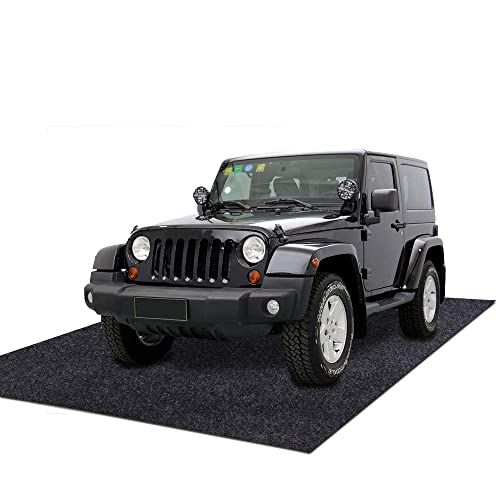 Parking Garage And Shop Floor Mats Under Cars,Wide Vehicle (Garage Floor Mat:9.55Feet X 18Feet) #TOP1
