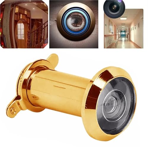 2 Pcs Mirilla para Puerta de 220 Grados Visor de Ángulo Amplio Lente de Vidrio para Seguridad miniatura 5