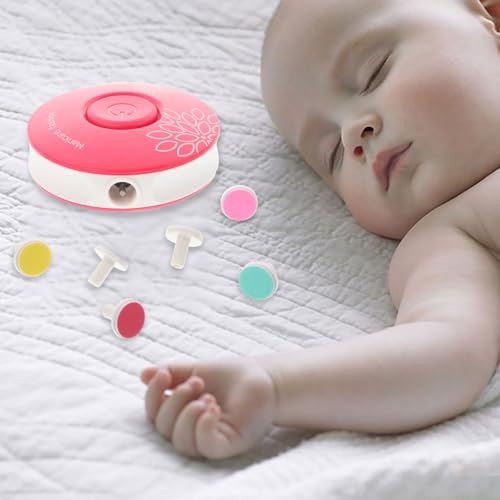 Kit manucure électrique pour bébé et enfant avec 3 têtes de meulage interchangeables - 6