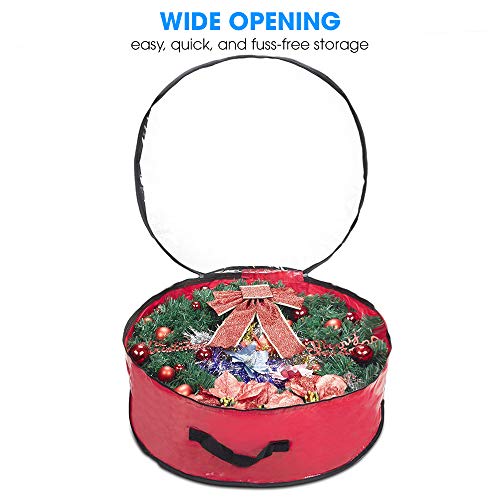 image for Propik Christmas Wreath Storage Bag 24
