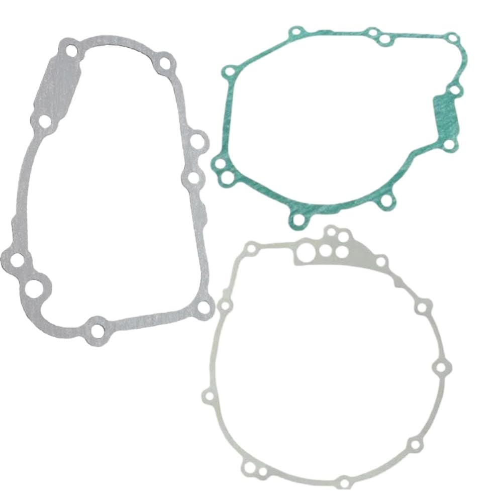 Motorcycle Crankcase Cover Gasket Kit Set Compatible with R6 YZFR6 YZF R6 1999 2002