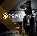 EzyDog Autogeschirr Hund – Crash-Getestet nach ECE R21 – Drive Sicherheitsgeschirr mit integrierter Gurtbefestigung fürs Auto (M, Schwarz)
