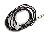 Length of wire: 1 meter MissBirdler 1m NTC Thermistor Accuracy Temperature Sensor 10K 1% 3950 Waterproof Probe for Arduino Prototyping