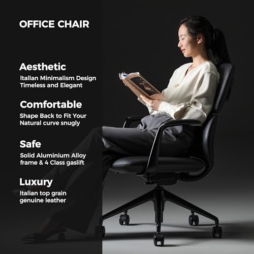 Luxury executive leather office chair