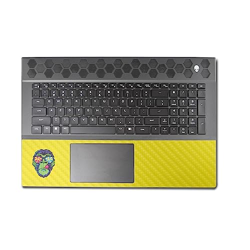 Image of MightySkins Carbon Fiber Skin Compatible with Alienware M18 R1 (2023) Full Wrap Kit - Hypno Chimp | Protective, Durable Textured Carbon Fiber Finish | Easy to Apply & Change Styles | Made in The USA