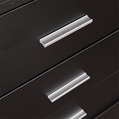 Homgrace Cassettiera Nera con 5 Cassetti da