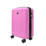 [BLUE CENTURY] スーツケース キャリーケース キャリーバッグ 拡張機能付 超軽量 静音 TSAロック搭載 静音ダブルキャスター ポケット多 1～3泊向け 32L 機内持ち込みサイズ (ピンク)