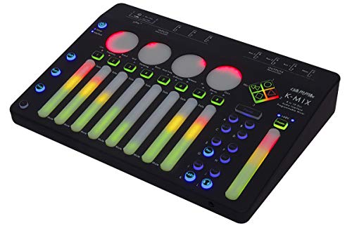 K-Mix Compact 8-Channel Digital Mixer with Effects and Multi-Channel 8x10 USB Audio Interface
