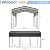 LZbeiteM 10x15 Car Ports Heavy Duty - Prefab Metal Carport with Galvanized Steel Roof Steel Carport Kits Outdoor with Metal Roof (10'x15')