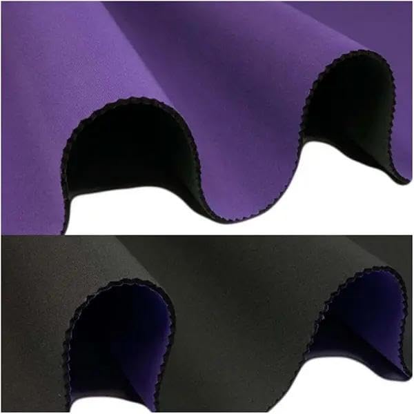 Kacperek - Neopren Stoff - Wärmeisolierender, Dicker Stoff - für Taucher, DIY-Projekte, Nähen - 135cm breit -0,5 Lfm - 3mm dick - 878g/mb, 651g/m2 - Hellgrün/Graphit