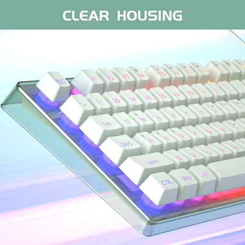 Image of Gaming Keyboard and Mouse Combo, K1 RGB LED Backlit Keyboard with 104 Key Computer PC Gaming Keyboard for PC /Laptop (Green)