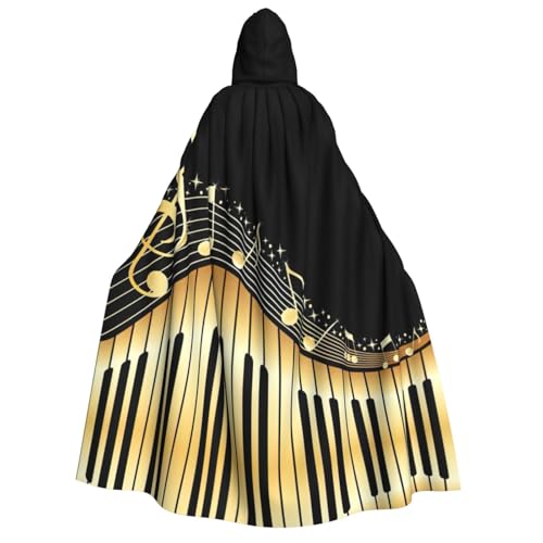 Cape à capuche musique médiévale pour briller à votre fête d'Halloween