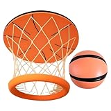 Generisch Mantas Canasta de Baloncesto | Juegos Deportivos Con Red Y Bola - Canasta de Basquetbol Plegable - Para Niños, Niñas, Adultos, Familias, Casa, Dormitorio, Salón