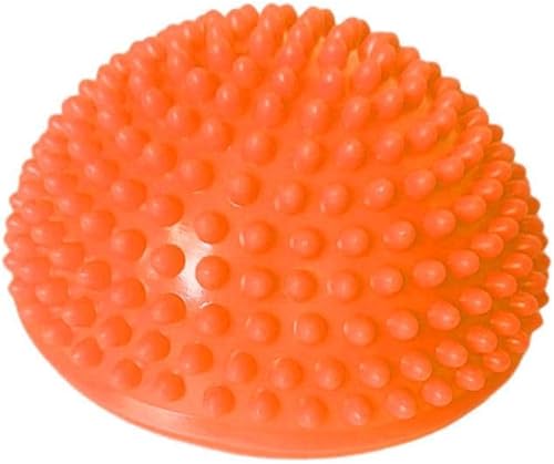 Miniatura 4 de Media pelota de equilibrio de yoga para entrenamiento de fitness, entrenador de equilibrio semicircular de PVC con bandas, pelota de estabilidad