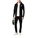 Lacoste Men's Breathable Track Jacket, Black, Large