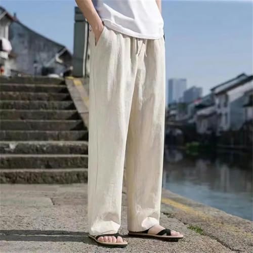 Shorts de randonnée pour hommes été décontracté style chinois en coton - 6