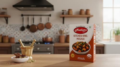 Image of MOTHERS SPPL Kitchen King Masala 100g Premium Indian Spices Aromatic & Flavor-Rich Sabzi spice powder Daily Cooking Masala Multipurpose Curry & Indian Spice Mix