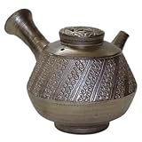 Teapot Kyusu Tokoname - JUSEN - Bronze - 180 ml cc - Ceramic Mesh - Seal Case