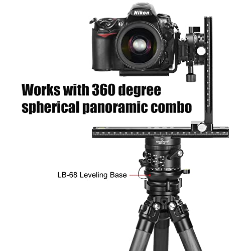 SUNWAYFOTO LB-68 Głowica statywu poziomującego, nośność 10 kg