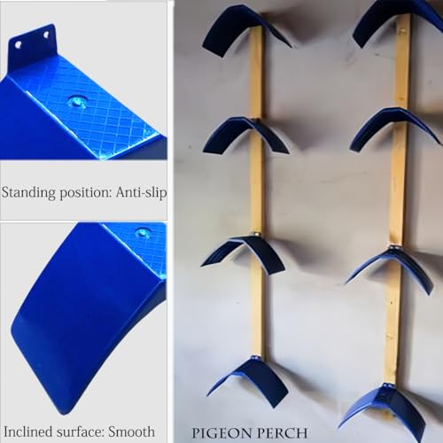 Image of 10 Pcs Dove Rest Stand, Thickened Lightweight Pigeons Rest Stand Plastic Birds Roost Holder, Doves Dwelling Frame Birdcage Accessories for Parrots and Other Birds(Blue)