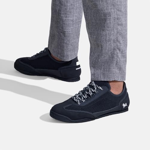 Image of Neeman's The Urban Knits Sneakers for Men | Retro-Inspired Style with Breathable Knit Upper, Cushioned Insole & Natural Rubber Sole for All-Day Comfort
