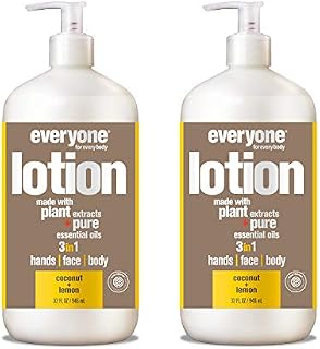 Everyone Lotion: Coconut and Lemon, 32 Ounce, 2 Count