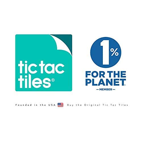 Tic Tac Tiles Peel and Stick Self Adhesive Removable Stick On Kitchen Backsplash Bathroom 3D Wall Sticker Wallpaper Tiles in Como Designs (10 Sheets, White)