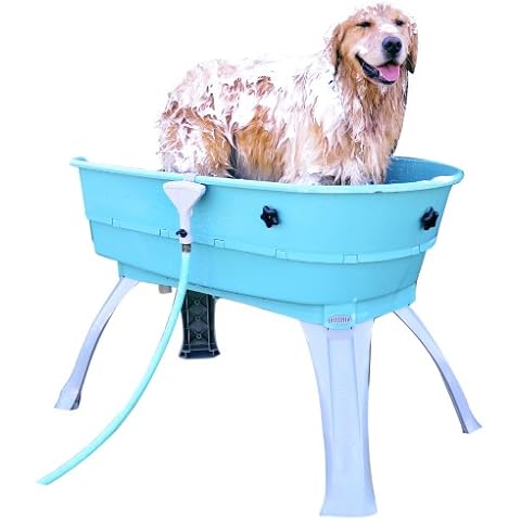 Booster Bath Elevated Pet Bathing, Teal, Large (Pack of 1) Cover