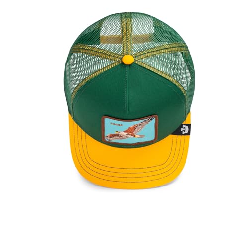 Goorin Bros. The Farm Unisex Original Adjustable Snapback Trucker Hat, Green (The High Eagle), One Size