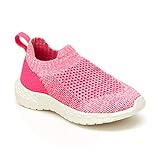 carter's Girls Greeny Running Shoe, Fuchsia, 10 Toddler