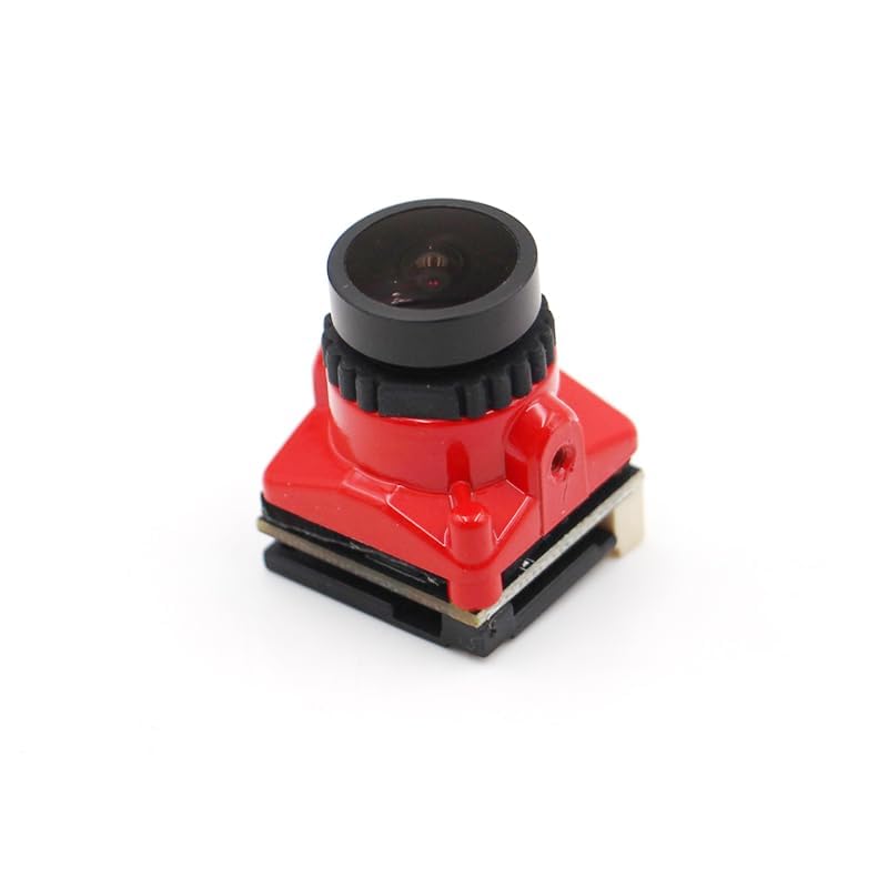 Beast Mini FPV Camera 1800tvl 5mp 2,1mm 1/3 'Pouce cmos HDR capteur 19 * 19mm ntsc & pal commutable pour FPV Drone pièces de Bricolage (Rouge)