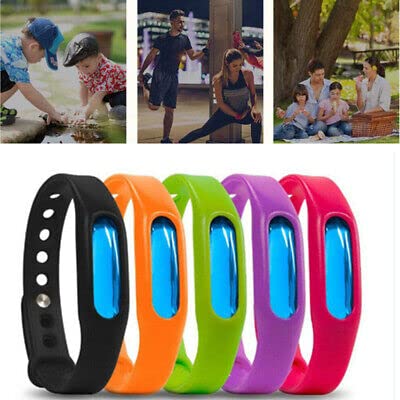Image of Pack of 3 Mosquito Repellent Wrist Band Cute Water Resistant Insect & Bug Repeller With Plant Essential Oil For Babies,Kids & Adults Perfect Return Gift Option