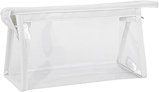 AQBAH Large Capacity Big Pencil Pouch for Girls & Boys, Transparent Pen Bag Organizer for School..