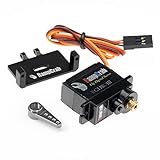RampCrab RC Steering Servo with Servo Mount Bracket and Servo Arm for RC Car Boat Model Parts Axial