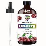 Cherry Essential Oil (4 oz) – 100% Pure Fragrance Oil for Diffusers, Humidifiers, Bath, Candles, Soap Making, DIY, Home Cleaning, Gifts – Sweet Floral Scent