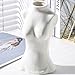 hjn Female Body Vase- Flower Vase fo Decor, White Ceramic Vase for Flowers,Morden Art Vase Woman Shape Vase for Living Room/Home Decor Accents/Bookshelf/Mantel-White