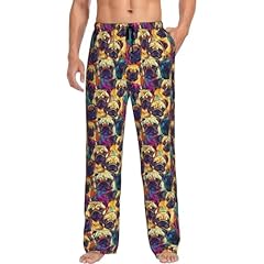 Neon Colorful Pugs Dogs