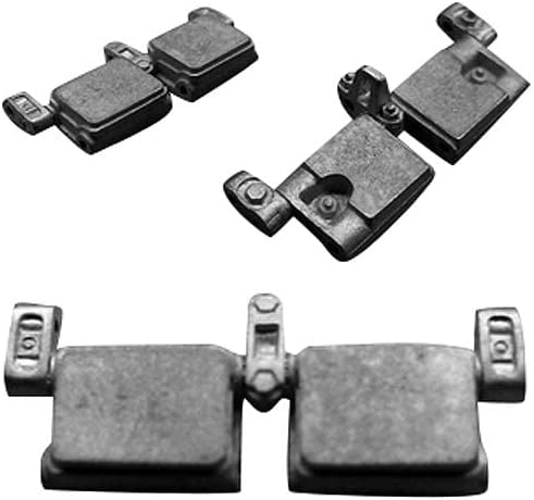Warp United 1/35 Workable Metal Track Links with Pins: M1A1 M1A2 Abrams Tank Model Kit