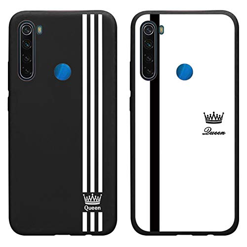 Yoedge Funda para Xiaomi Redmi Note 8 [2 Unidades], Silicona Mate Ultra Thin TPU Cubierta Transparente Movil Carcasa Antigolpes Delgado Protector...